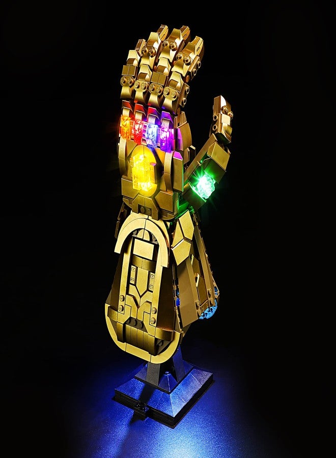 YEABRICKS LED Light for Lego-76191 Marvel Infinity Gauntlet Building Blocks Model (Lego Set NOT Included) - Image 1